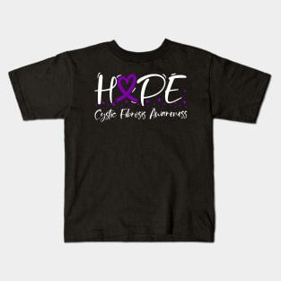 Hope Cystic Fibrosis Awareness Kids T-Shirt